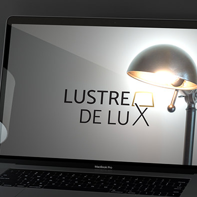 Premium vector logo and store for Lustre de Lux
