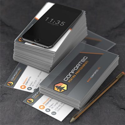 Premium business card design for Confortec