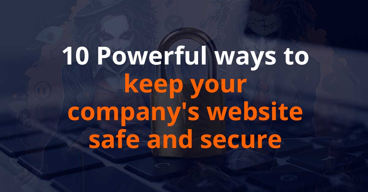 keep your website safe secure