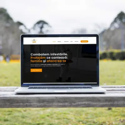 Professional website for pest control services